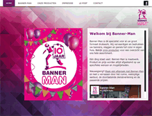 Tablet Screenshot of banner-man.nl