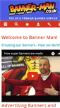 Mobile Screenshot of banner-man.co.uk